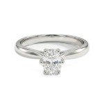 Diamantring forlovelsesring med oval diam. 0,50 ct i 14kt gull. Leticia - 1800705000