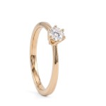 Diamantring forlovelsesring Frøya 0,30 ct River (E)-Si1 - 3106030