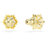 Swarovski øredobber Magic stud earrings Mixed cuts, Snowflake, White, 18K gold finish - 5757816