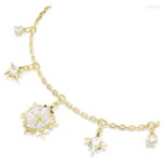 Swarovski armbånd Magic bracelet Mixed cuts, Snowflake, White, 18K gold finish - 5757800