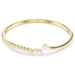 Swarovski armbånd Mesmera bangle Mixed cuts, White, 18K gold finish - 5761638