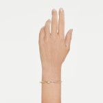 Swarovski armbånd Mesmera bangle Mixed cuts, White, 18K gold finish - 5761638