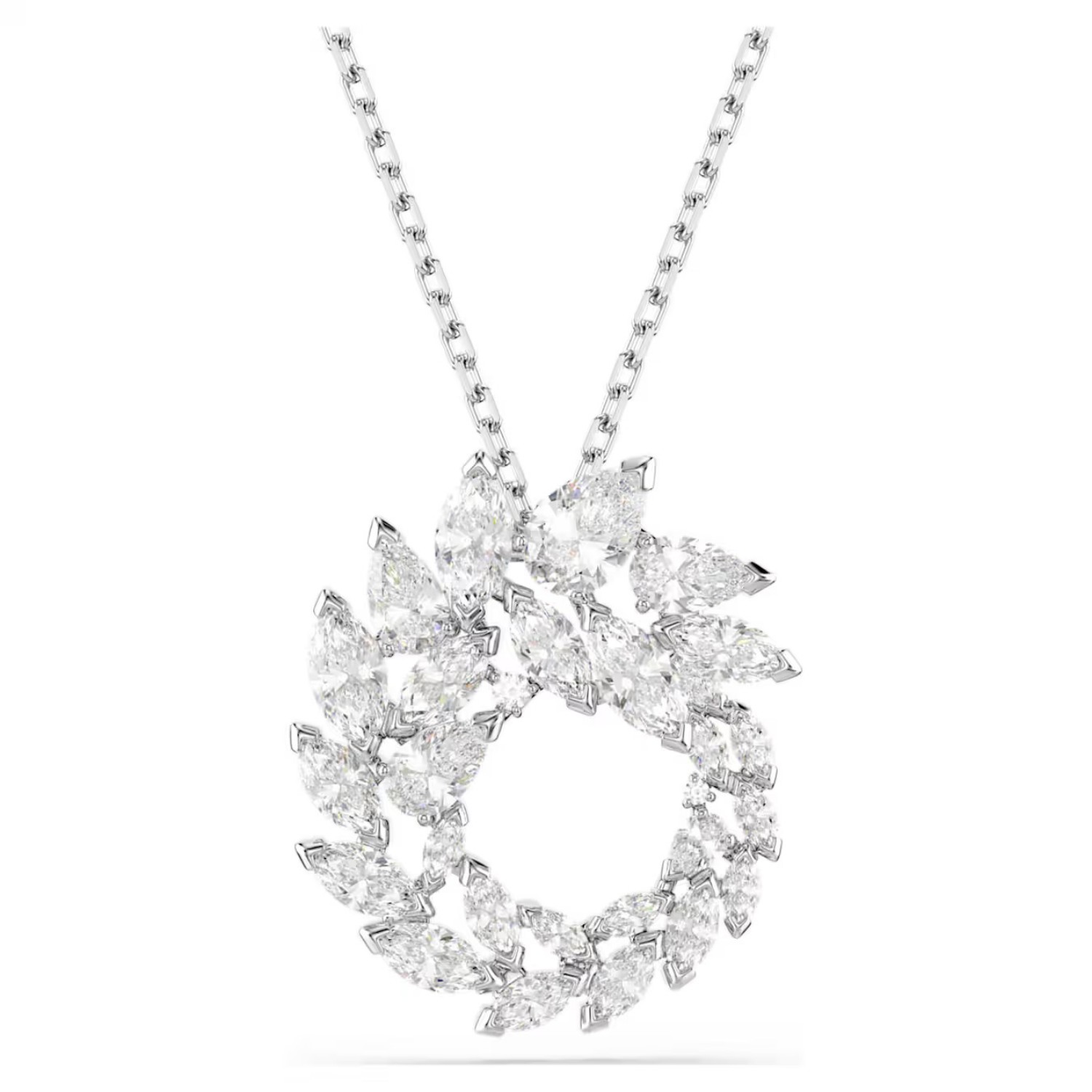 Swarovski smykke Mesmera pendant Marquise cut, White, Rhodium plated - 5759837