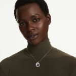 Swarovski smykke Mesmera pendant Marquise cut, White, Rhodium plated - 5759837