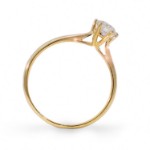 Diamantring forlovelsesring 0,50 ct i 14kt gult gull. Leticia - 18007050gg