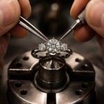 Diamant forlovelsesring i hvitt gull 0.40 ct - ABR01168hv040