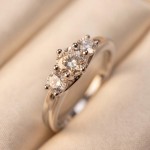 Diamantring forlovelsesring Azur 0,47 ct D-Si1 - ABR007500