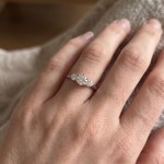 Diamantring forlovelsesring Azur 0,47 ct D-Si1 - ABR007500