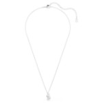 Swarovski Swan pendant Mixed cuts, Swan, White, Rhodium plated - 5754347