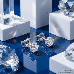 Diamantøredobber Sitara med  2/0,21 ct W-Si - 422121