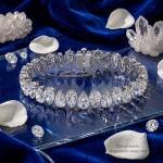 Swarovski armbånd Millenia bracelet Pear cut, White, Rhodium plated - 5598350