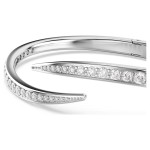 Swarovski armbånd Vienna bangle Round cut, Svanen, Hvit, Rhodiumbelagt - 5749200