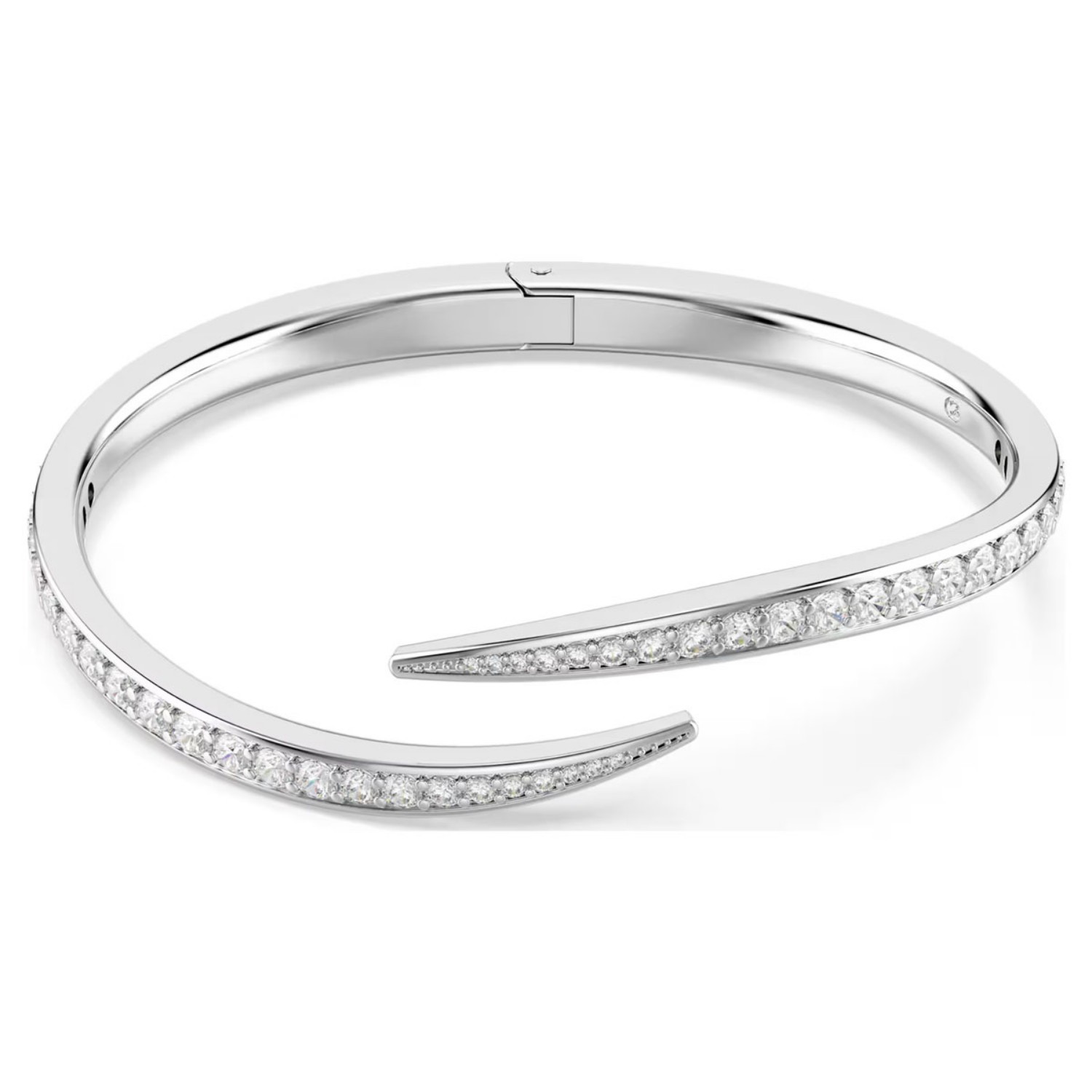 Swarovski armbånd Vienna bangle Round cut, Svanen, Hvit, Rhodiumbelagt - 5749200