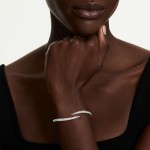 Swarovski armbånd Vienna bangle Round cut, Svanen, Hvit, Rhodiumbelagt - 5749200
