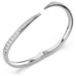 Swarovski armbånd Vienna bangle Round cut, Svanen, Hvit, Rhodiumbelagt - 5749200