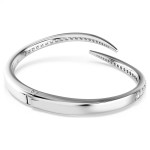 Swarovski armbånd Vienna bangle Round cut, Svanen, Hvit, Rhodiumbelagt - 5749200