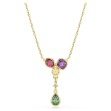 Swarovski smykke Imber Y-anheng i gullfinish med fargede stener - 5753261