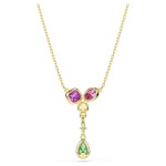 Swarovski smykke Imber Y-anheng i gullfinish med fargede stener - 5753261