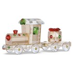 Swarovski figurer Holiday Cheers togsett i gullfarget krystall - 5732578