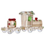 Swarovski figurer Holiday Cheers togsett i gullfarget krystall - 5732578