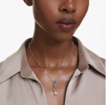 Swarovski smykke Gema Y pendant Mixed cuts, Multicolored, Rhodium plated - 5692421