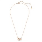 Swarovski smykke Dextera anheng i roségulltone med hvite krystaller - 5738200