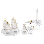 Swarovski figurer Annual Edition adventskalender 2026 i gulltonet design - 5732493